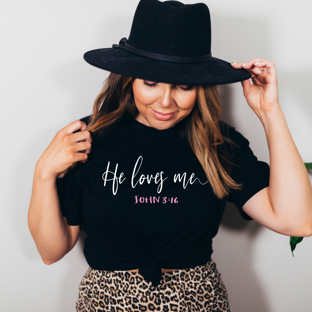 he loves me t shirt